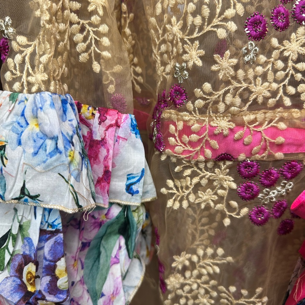 🆕 ARATTA IBIZA EMBELLISHED MESH KIMONO - Picture 10 of 14